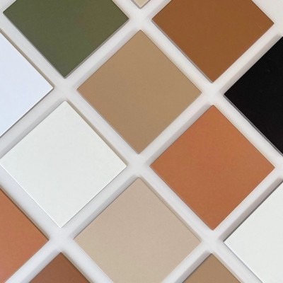 莫兰迪地砖卫生间瓷砖马卡龙彩色厨房餐厅全瓷200素色方砖小红砖