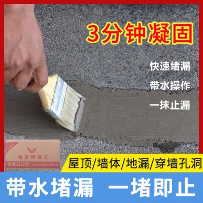 厂家直销快速堵漏王20公斤带水堵漏卫生间水不漏外墙管道快干水泥