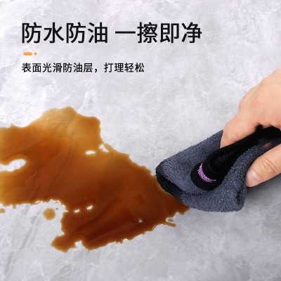 厨房防油贴纸耐高温铝箔底大理石纹墙纸灶台面防水自粘壁纸批发图3