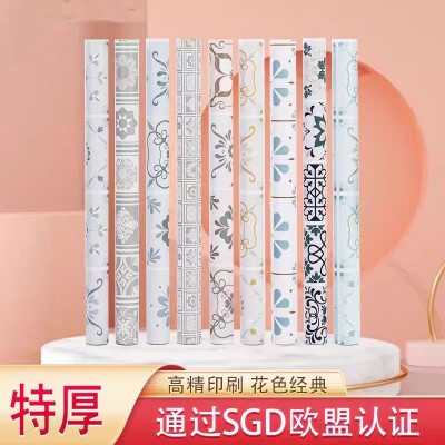 厨房浴室地板贴自粘加厚PVC贴纸卫生间瓷砖贴DIY壁纸防水防潮防滑