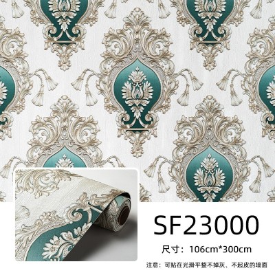 跨境墙纸卧室3d立体墙贴自粘家用卧室墙面装饰背景墙装修壁纸墙布图5
