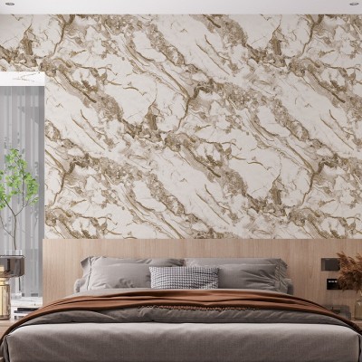 跨境墙纸卧室3d立体墙贴自粘家用卧室墙面装饰背景墙装修壁纸墙布