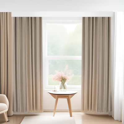 人字纹网红窗帘特价客厅卧室落地窗飘窗加厚遮光成品窗帘布免打孔