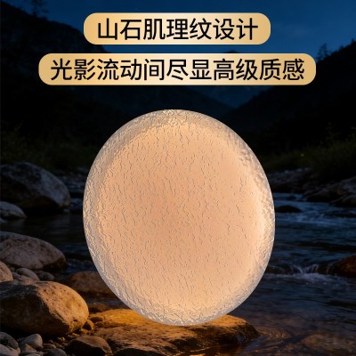 新款二代创意护眼贝壳吸顶灯中山灯具家装灯饰圆形儿童房卧室灯图2