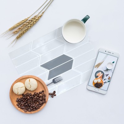 滴塑新款墙贴 防滑防水防油耐磨 3d立体自粘墙裙墙贴耐高温瓷砖贴