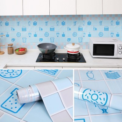 自粘卡通防水仿大理石贴纸墙纸壁纸卧室装饰壁纸砖纹欧式客厅墙贴