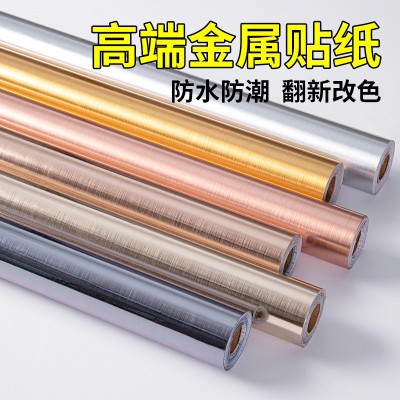 厨房防油贴纸防水自粘墙纸灶台面橱柜桌面大理石贴膜贴厨房专用图4