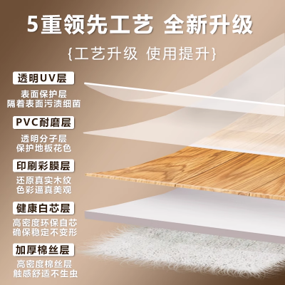 米宽家用地板革加厚耐磨防水防滑水泥地直铺塑胶地板胶地板贴图2
