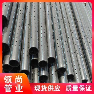 联塑PE给水管园林灌溉用pe打孔渗水管 市政工程自来水饮用管图2