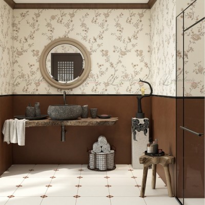 广东佛山超白胚金丝绒天鹅绒奶油风柔光砖客厅750x1500地板砖墙砖