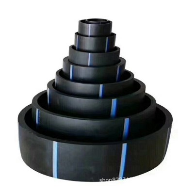全新料hdpe管 自来水管90 110 160 200pe给水管 热熔管pe管 材灌溉图5