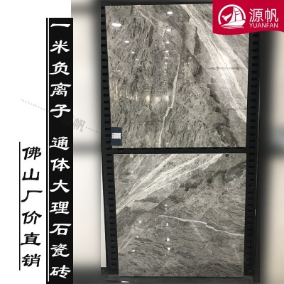 佛山1米大规格客厅地板砖1000酒店大堂商场地面砖通体大理石瓷砖图2
