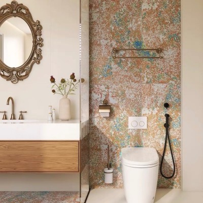 法式风客厅浴室厕所墙砖奢石纹理地砖轻奢酒店卫生间瓷砖600x1200