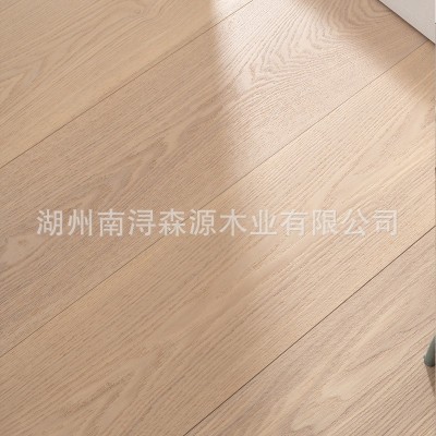 厂家直销ENF级奶油色全桦基材多层地板黑胡桃地板橡木家装实木