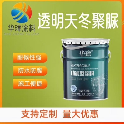 双组份透明天冬聚脲卫生间免砸砖高透明户外耐晒不黄变防水涂料