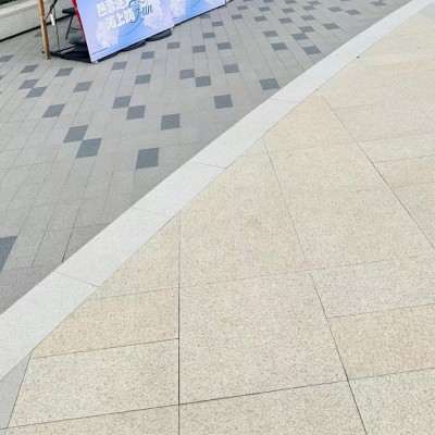 PC砖仿花岗岩200×600地铺石18厚石英砖庭院户外瓷砖水洗面黄金麻图3