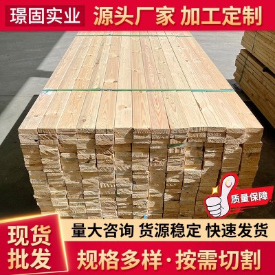 定制防腐木户外园林景区木材原料工程木板材防腐木木龙骨璟固木业