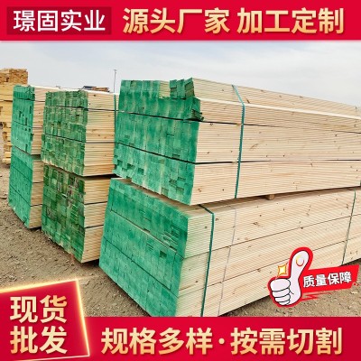大量现货樟子松防腐木 户外园林防腐木 工程防腐木板材景区供应图4