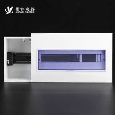 豪华PZ30照明回路箱 24回路暗装加厚强电箱 家用防水开关盒加工图3