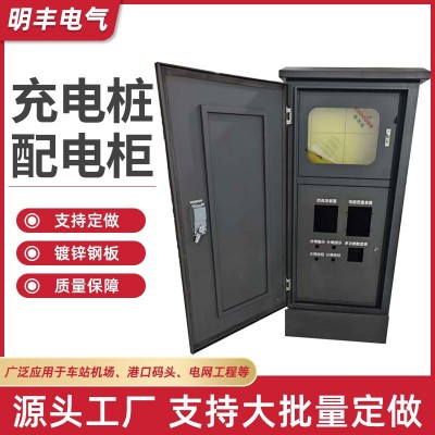 定制新能源汽车充电桩保护箱立柱电车通用电箱柜室内室外配电柜