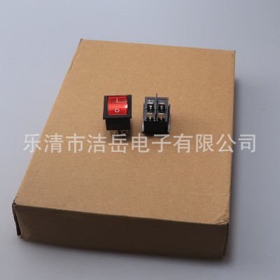 KCD4船型开关四脚二档红灯船型开关整盒出售50一盒图5