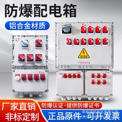 防爆照明动力配电箱BXMD IIB IIC IP65铝合金不锈钢材质仪表箱
