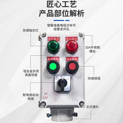 防爆操作柱BZC IIC 防尘IP65三防操作控制PLC控制远程操作铝合金图4