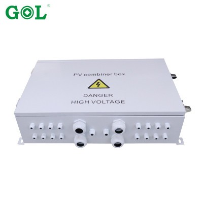 光伏防雷汇流箱8进2出带防反二极管 DC1000V光伏直流汇流箱配电箱图4