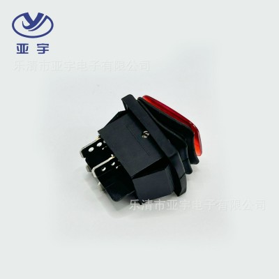 厂家直销防水KCD4船型开关四脚两档翘板31*25电源开关图2