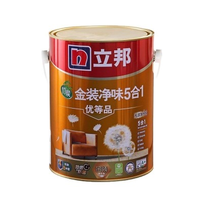 立邦金装净味五合一乳胶漆5L家庭室内墙面装修涂刷环保防潮防霉图5
