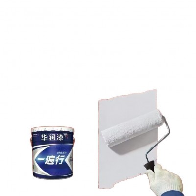华润内墙乳胶漆一遍行刷一遍能 盖的住的漆一桶刷160平方仓库直发图5