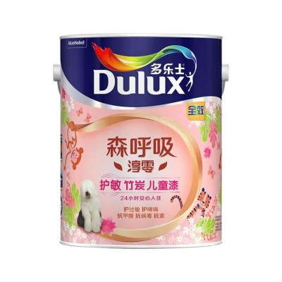 多乐士（Dulux）森呼吸淳零护敏无添加竹炭全效儿童漆乳胶漆油漆
