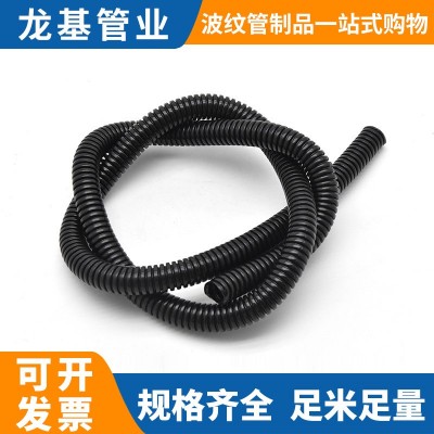 PE塑料波纹管 阻燃电线保护套 柔性电缆保护管 抗压耐折源头工厂