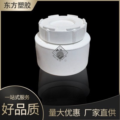 PVC-U排水清扫口 多规格工业化工排水管管件配件pvc-u排水清扫口  10个