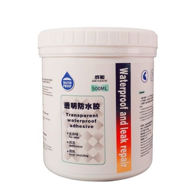 阳光房玻璃顶雨棚透明防水胶耐高温防漏水室外窗户防水补漏涂料