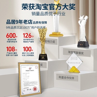 柿子中古客厅吊灯主灯2026新款法式水晶高级感新中式复古全屋灯具