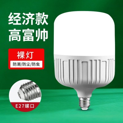 厂家批发高富帅led灯泡e27螺口球泡灯防水防尘白富美三防节能灯泡