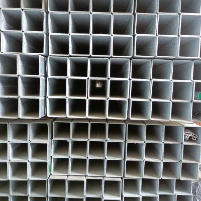 广东厂家镀锌方管热镀锌Q235B方通矩形管镀锌管钢通镀锌管幕墙用