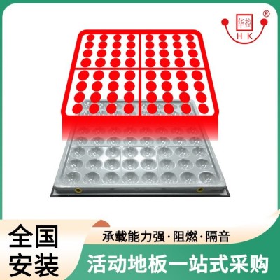 防静电地板 pvc微边学校监控室弱电机房全钢抗静电地板砖批发 5件