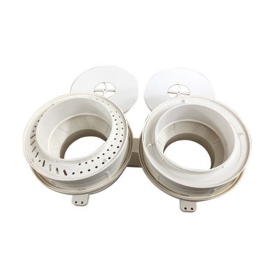 连体双偏芯积水器家装修江苏110塑料预埋件预埋地漏管道接头现货