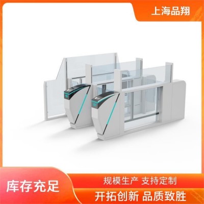 车站出口单向双门摆闸 智能无刷防尾随AB门闸机